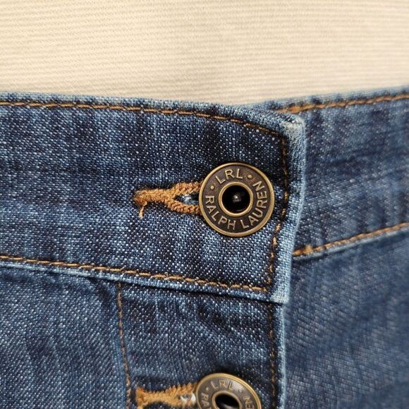 Lauren Ralph Lauren Vintage Denim Jean Maxi Skirt Women's Plus Size 14 - Picture 3 of 14